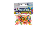 Koraliki do nawlekania 6mm K6-10 mix kolor Brewis